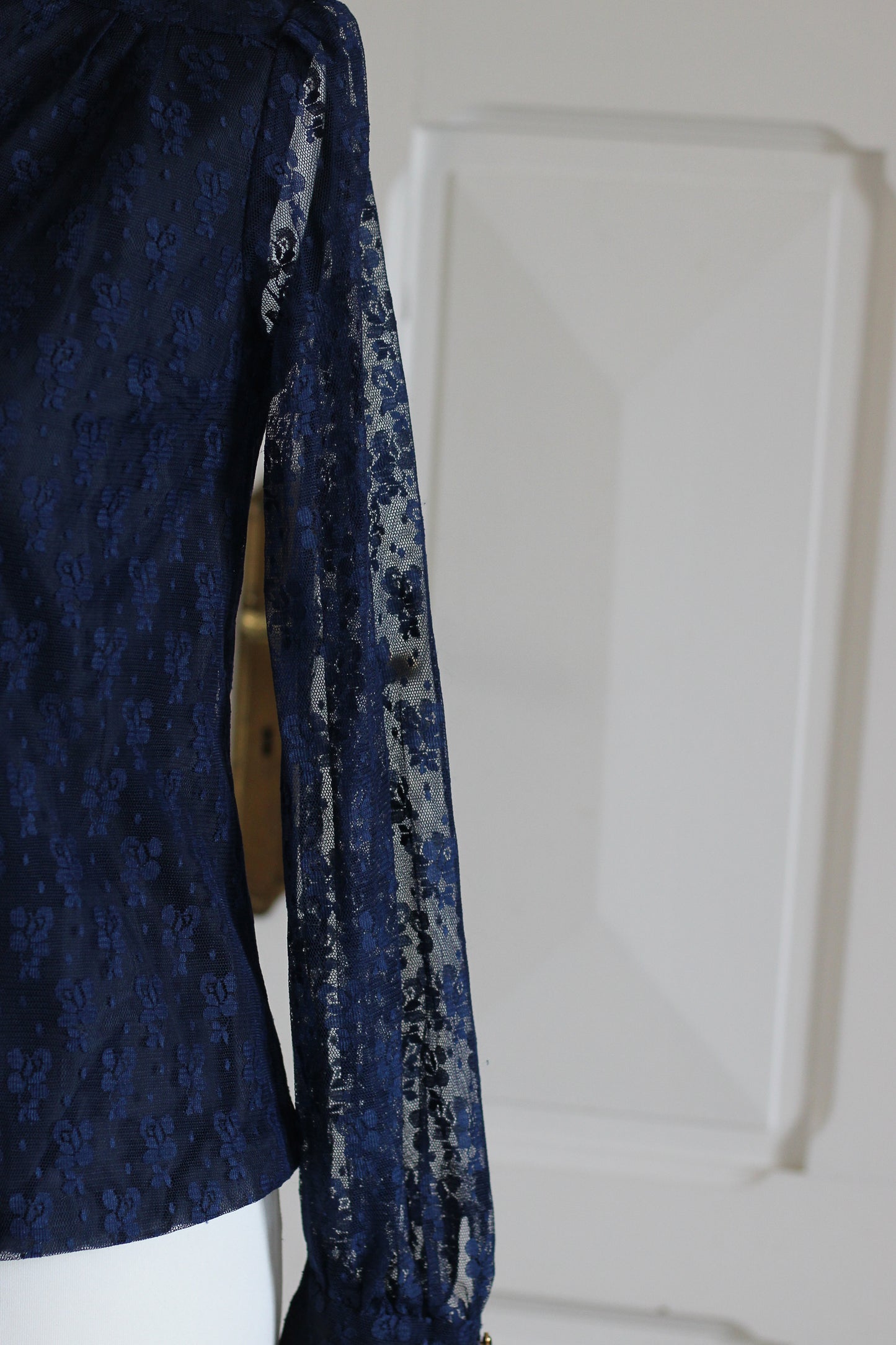Chemisier vintage en dentelle
