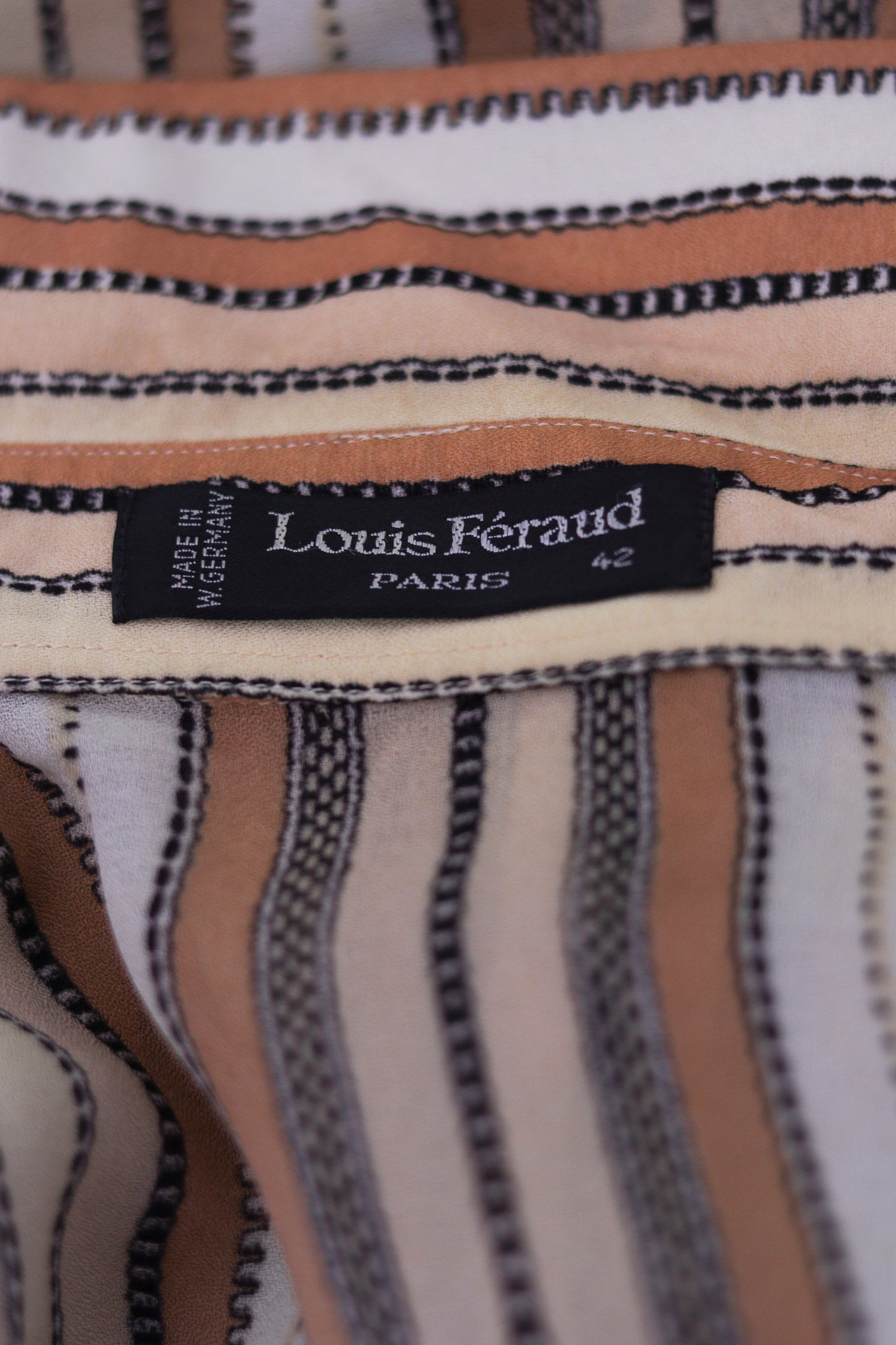 Louis Féraud chemisier à motifs