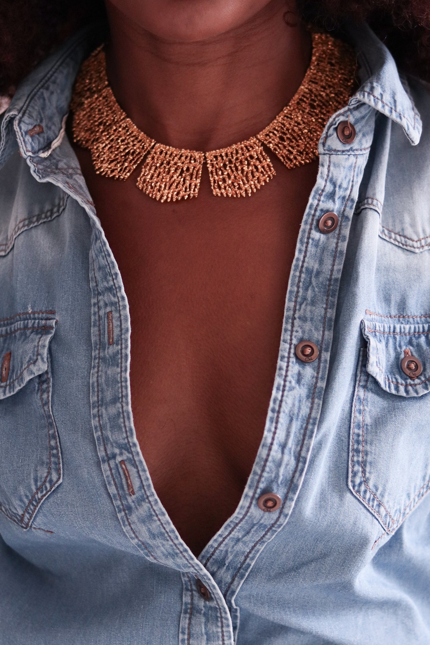 Collier vintage ras-du-cou