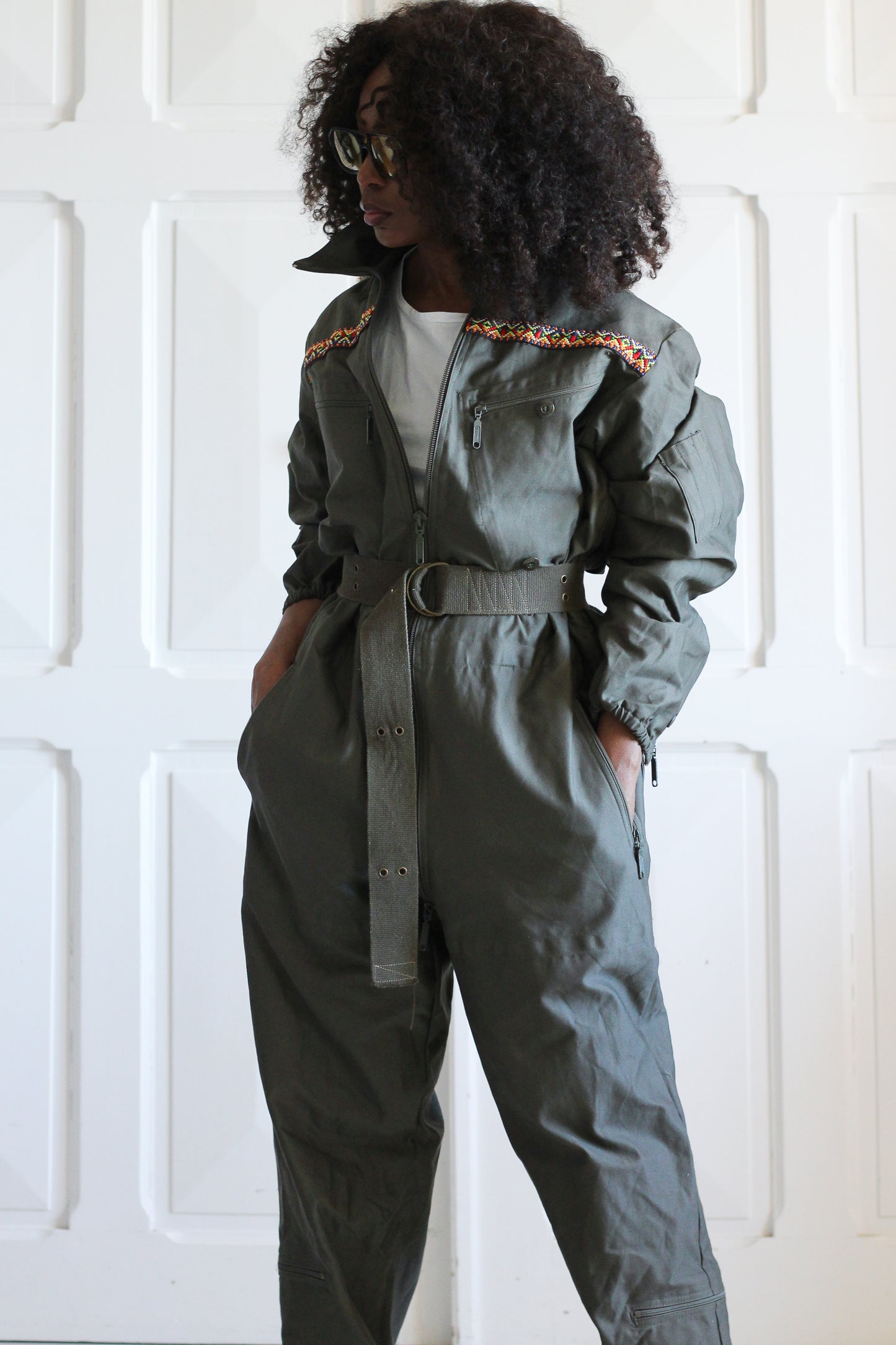 Combinaison pilote vintage