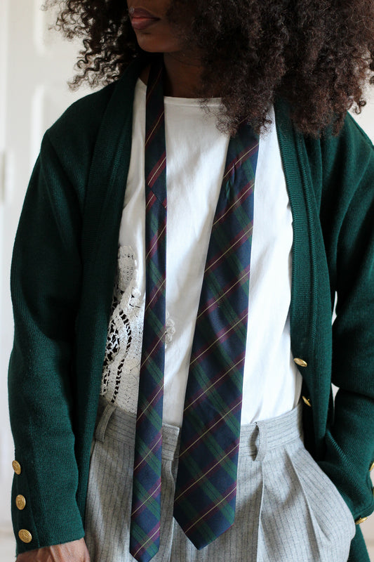 Carven cravate en soie