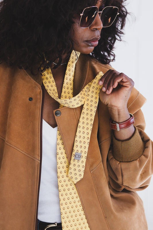 Dior cravate à motif