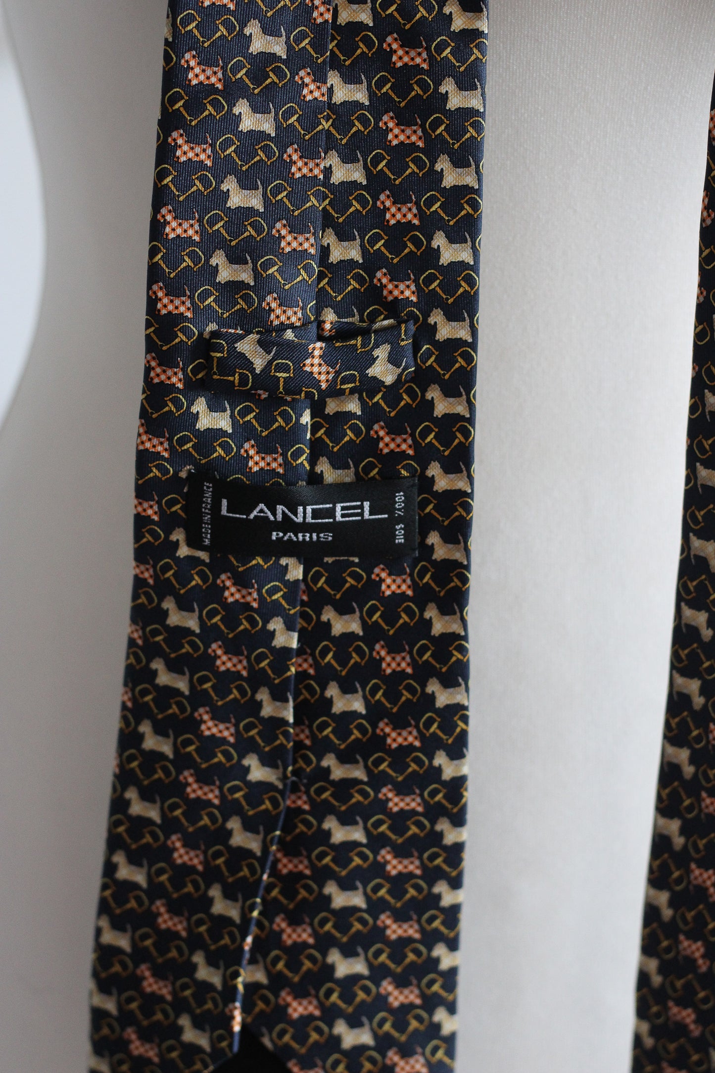 Lancel cravate en soie