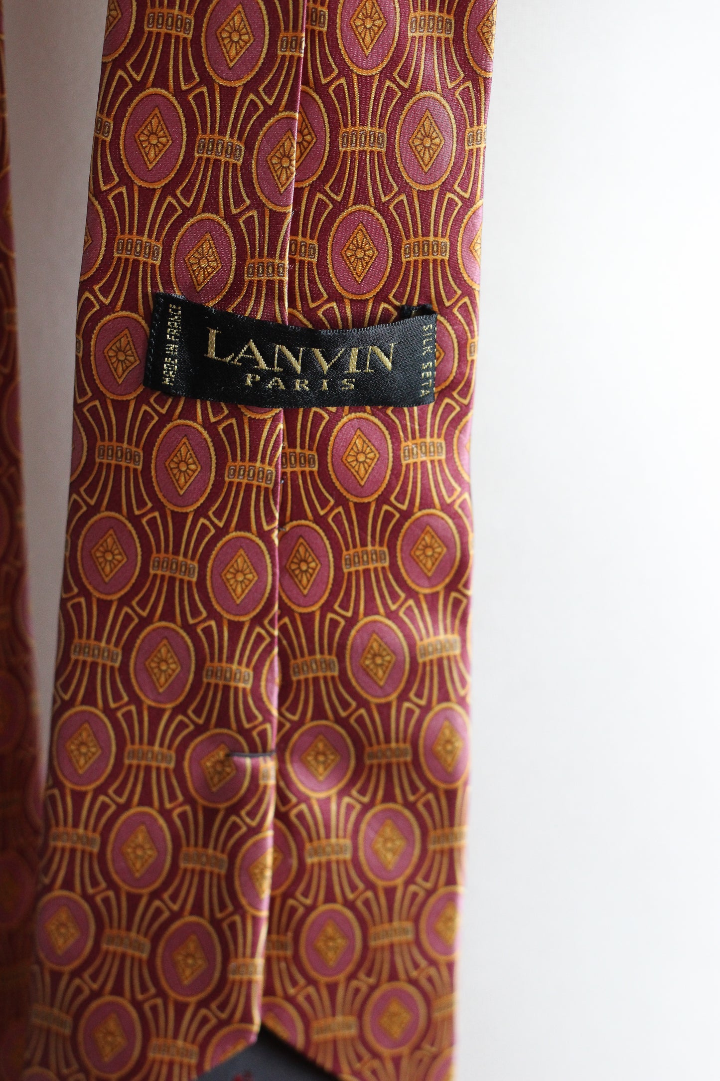 Lanvin cravate en soie