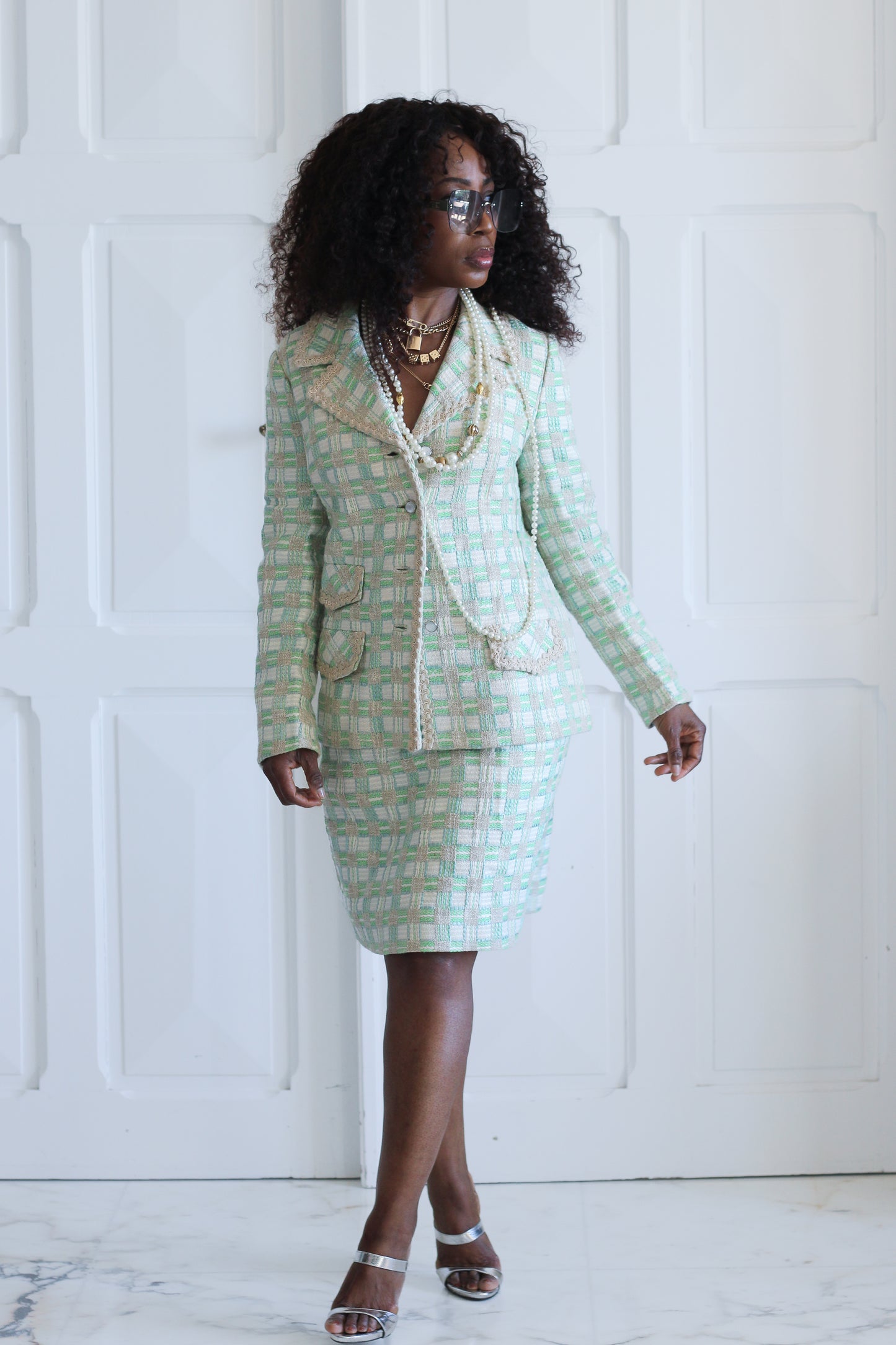 KR Paris ensemble jupe en laine