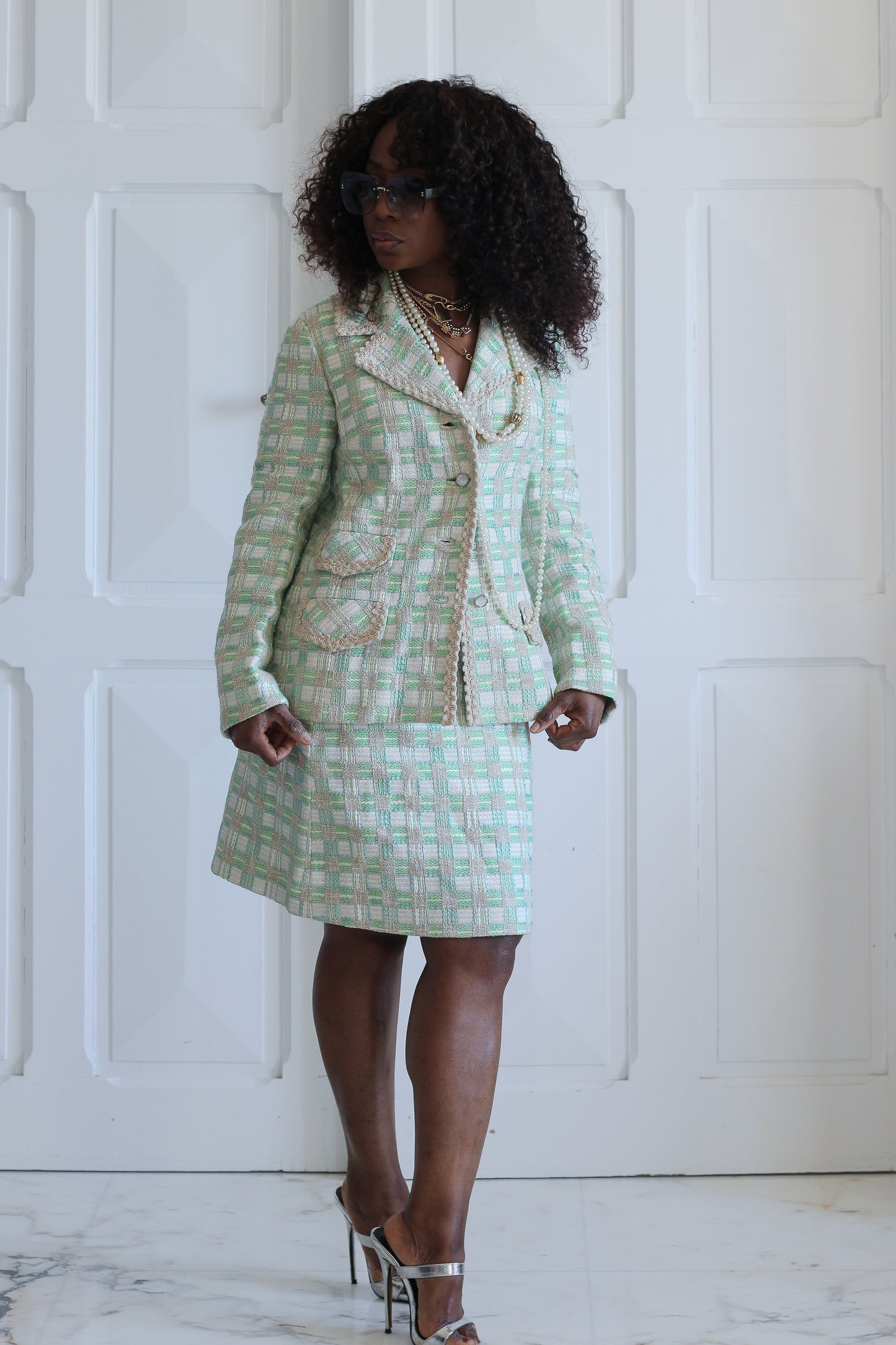 KR Paris ensemble jupe en laine