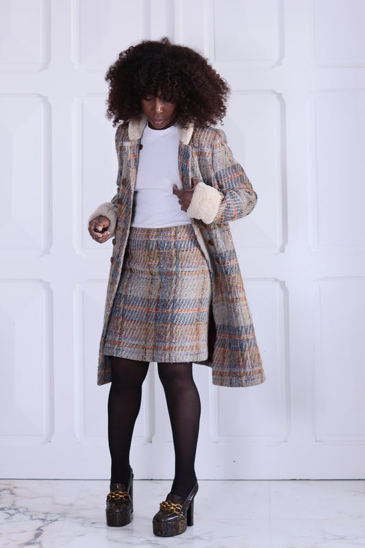Scapa tailleur jupe tweed