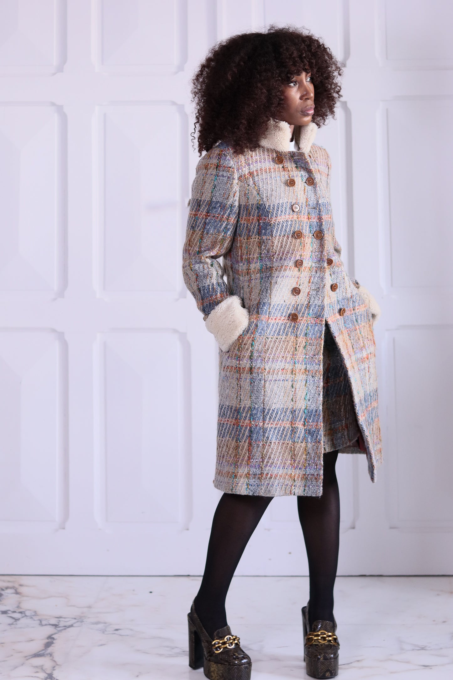 Scapa tailleur jupe tweed