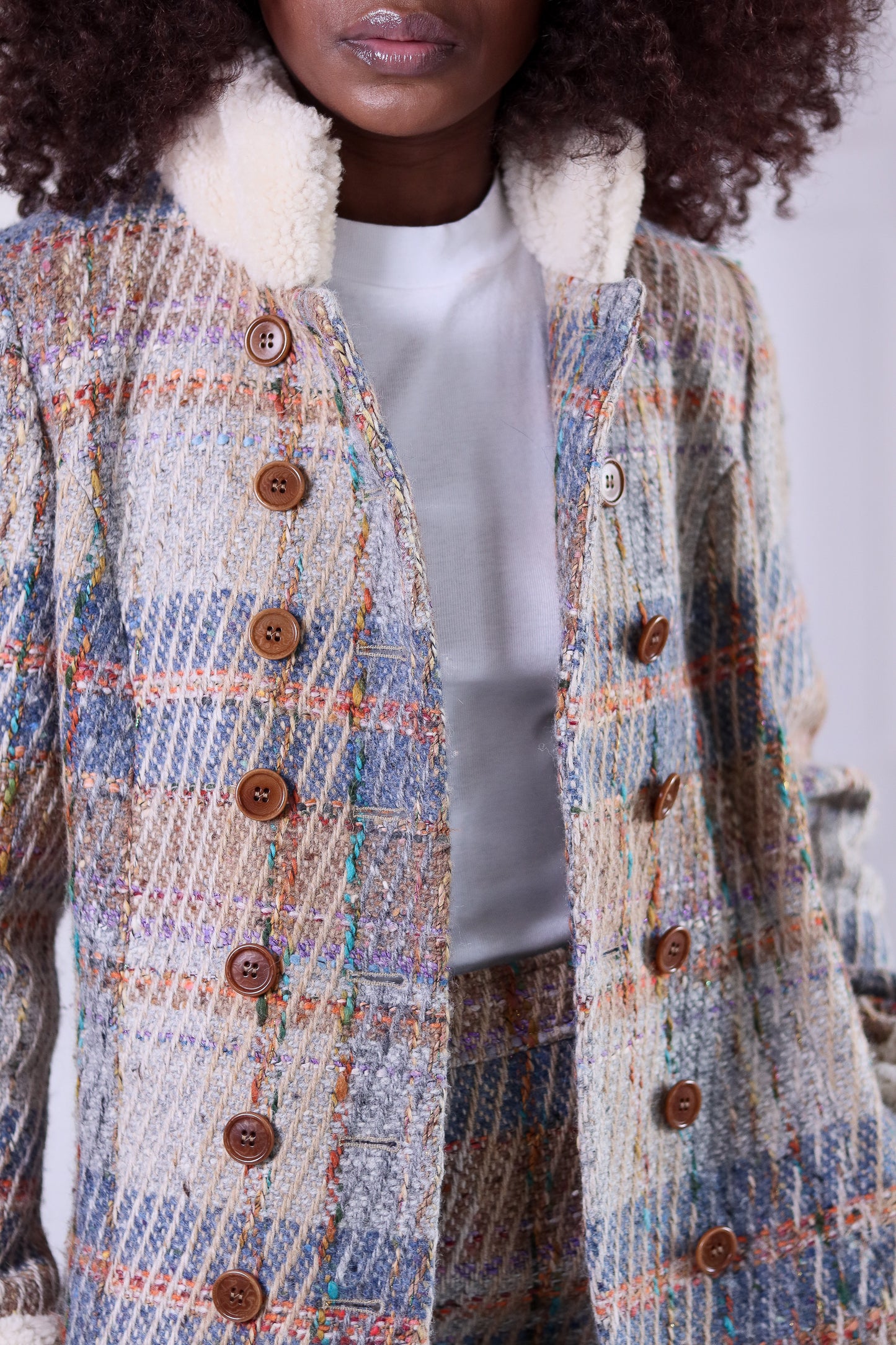 Scapa tailleur jupe tweed