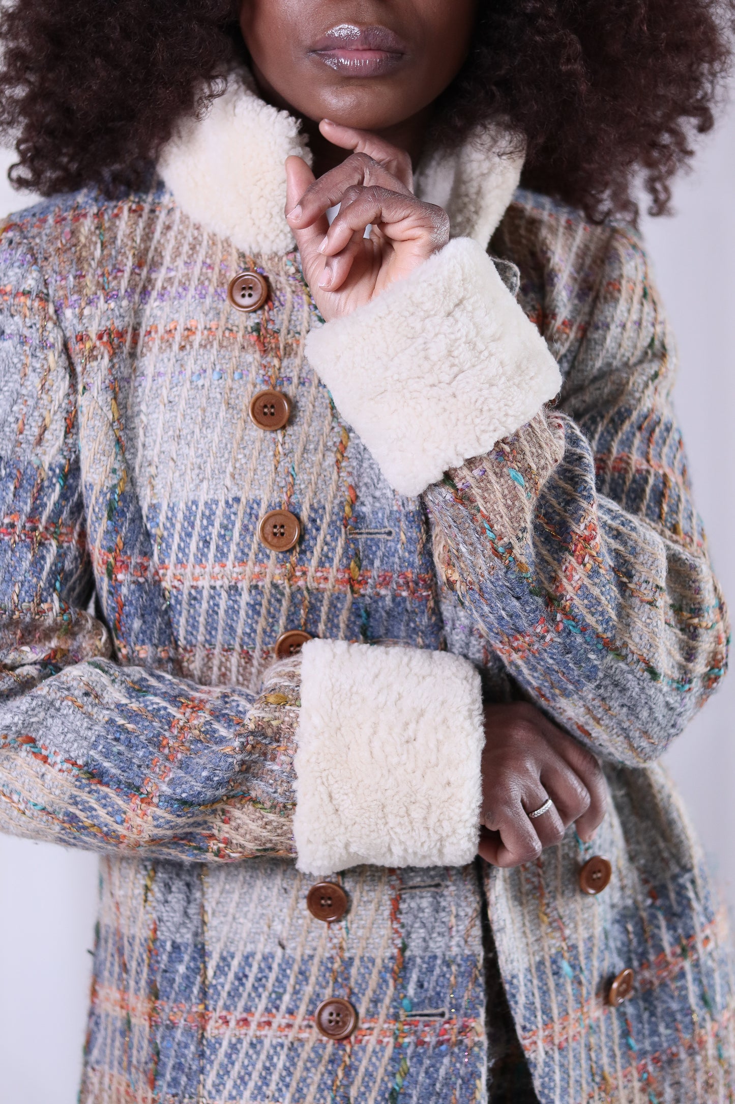 Scapa tailleur jupe tweed