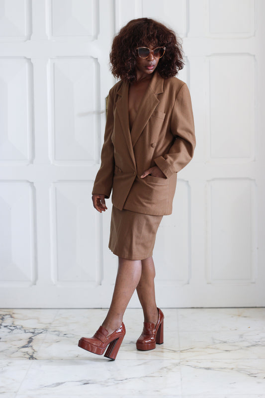 Ensemble tailleur  jupe vintage fabrication française