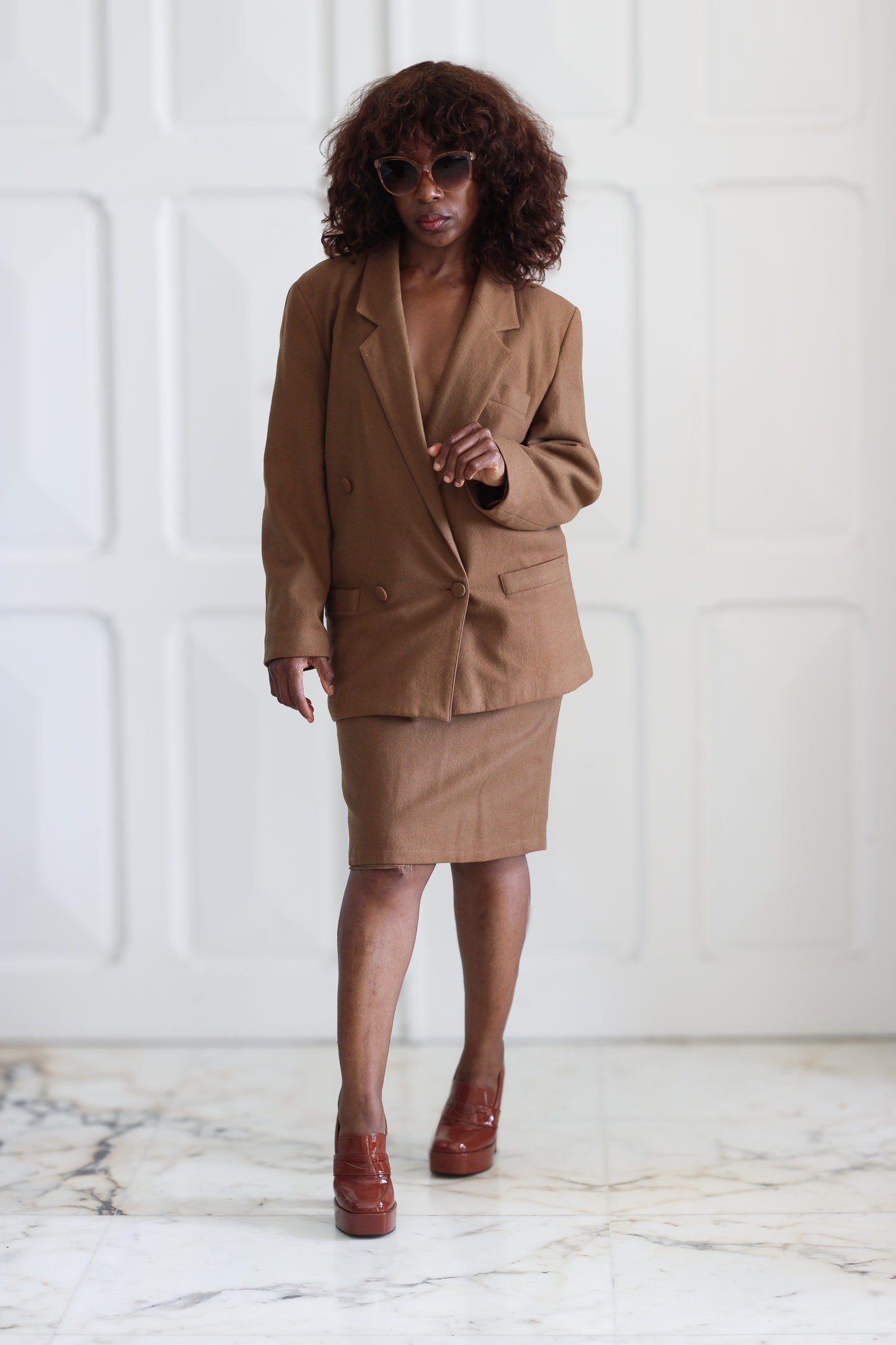 Ensemble tailleur  jupe vintage fabrication française