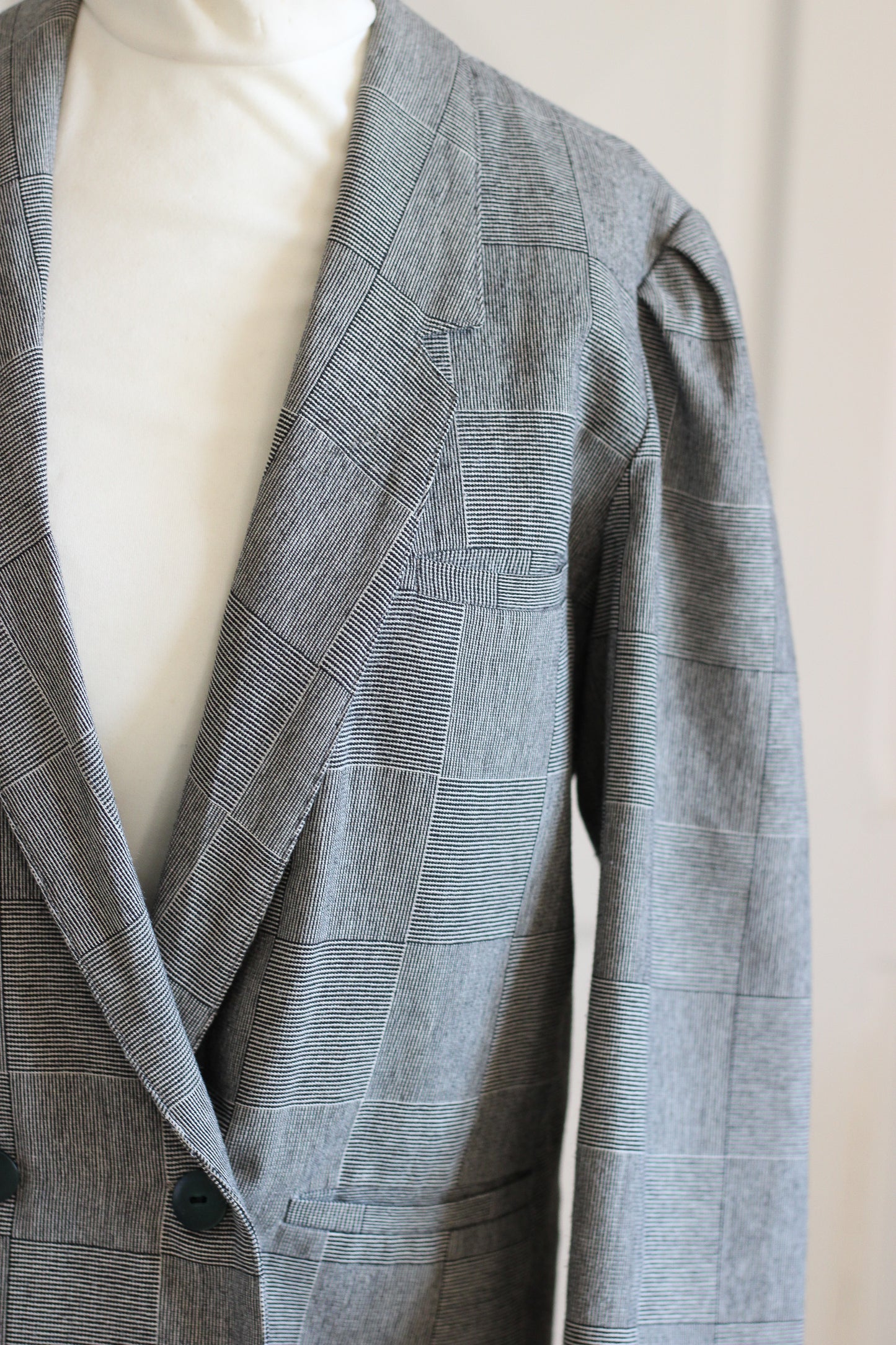 Ensemble jupe motifs carreaux