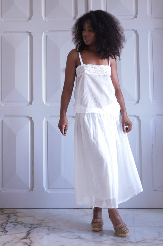 Fait main ensemble 3 pièce en coton