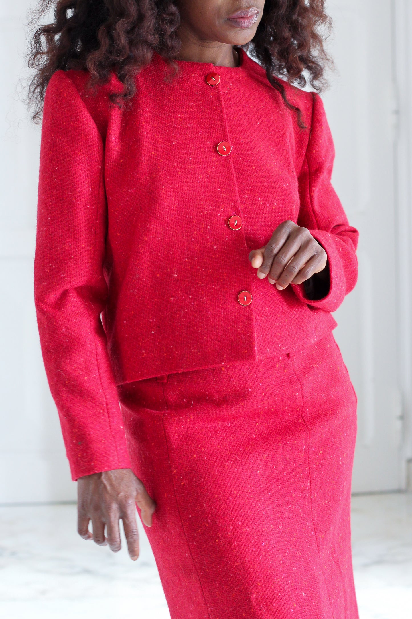 Ensemble jupe en laine