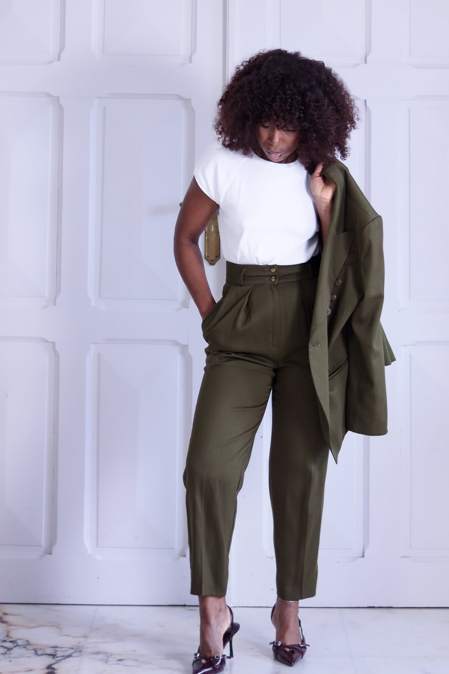 Obelisque Paris tailleur pantalon