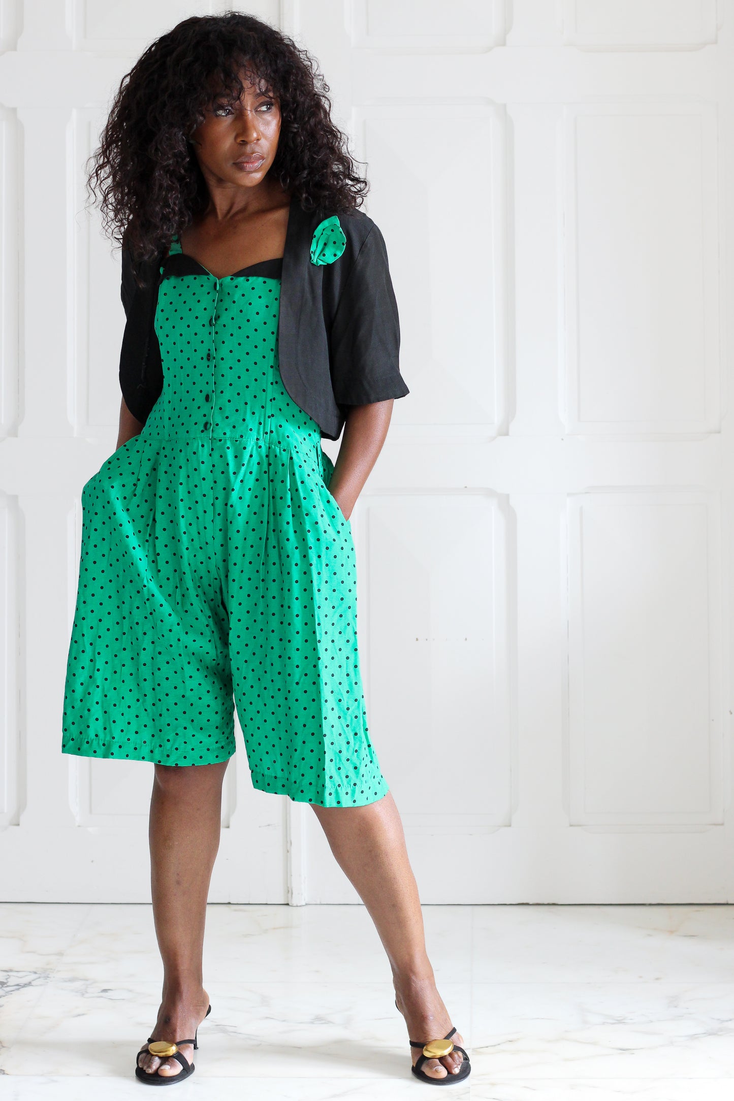 Ensemble robe short à motifs