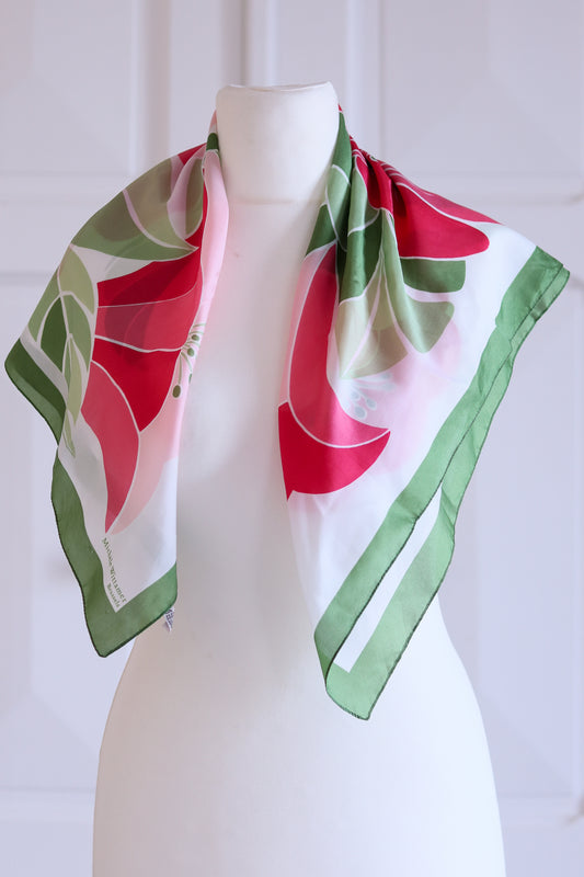 Michèle Wittamer foulard floral