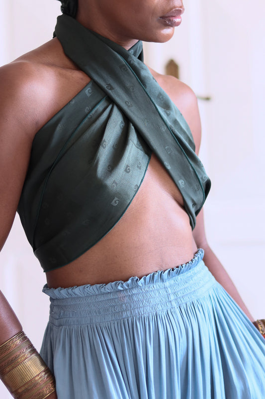 Pierre Cardin rectangle en soie