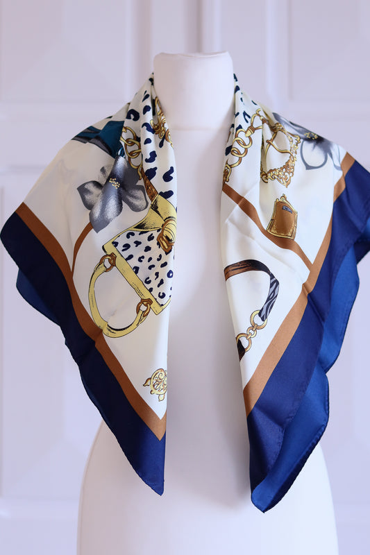 Foulard à motifs accessoires de luxe