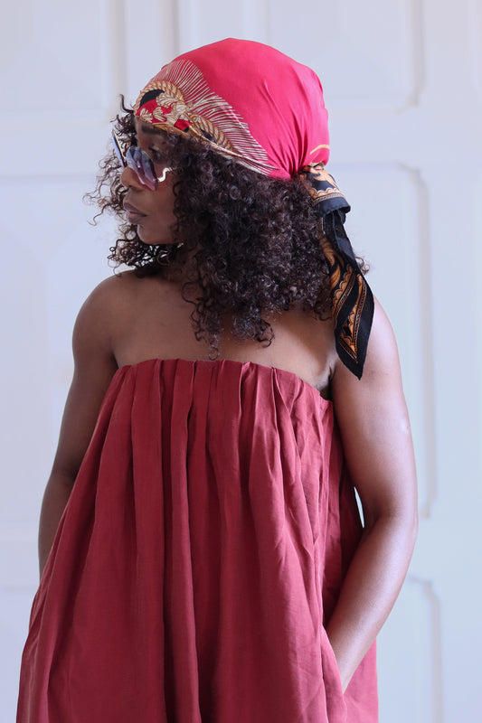 Foulard vintage en soie