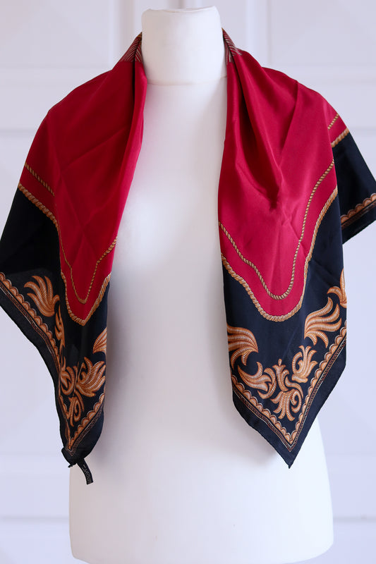 Foulard vintage en soie