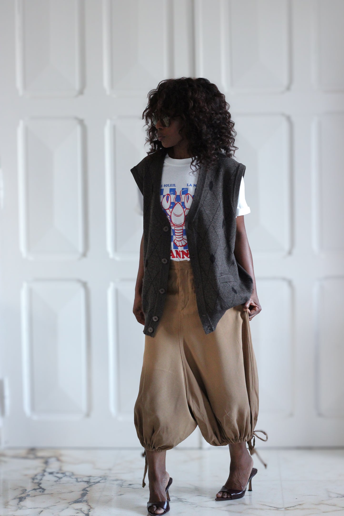 Foglie Rosse gilet vintage