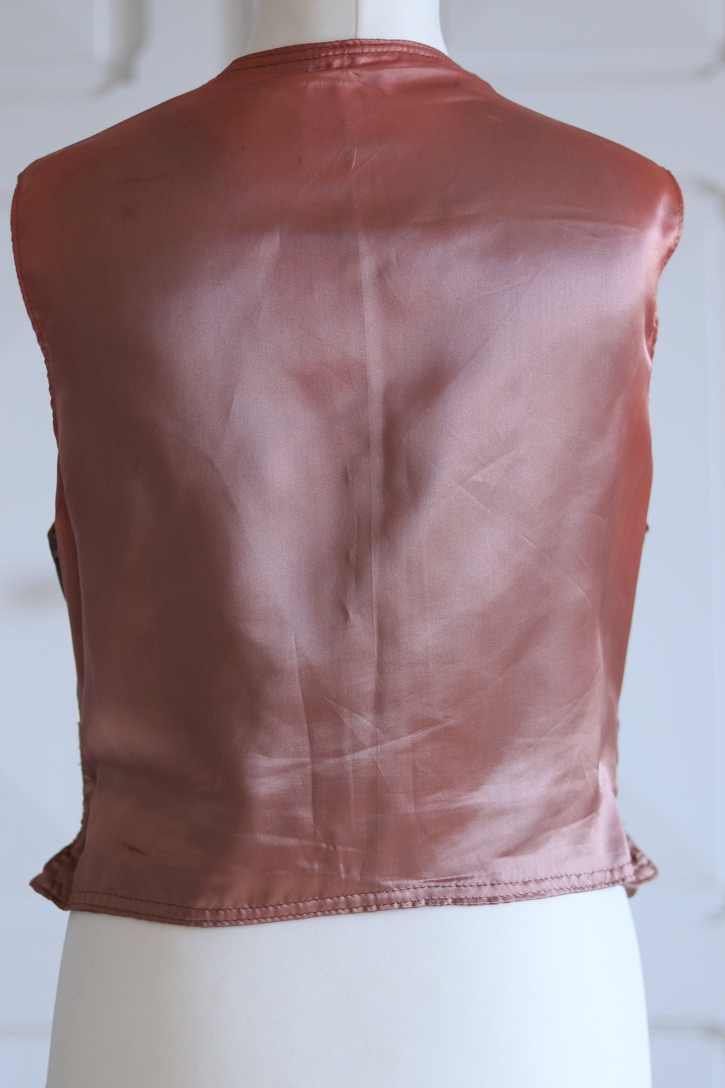 Gilet cuir agneau