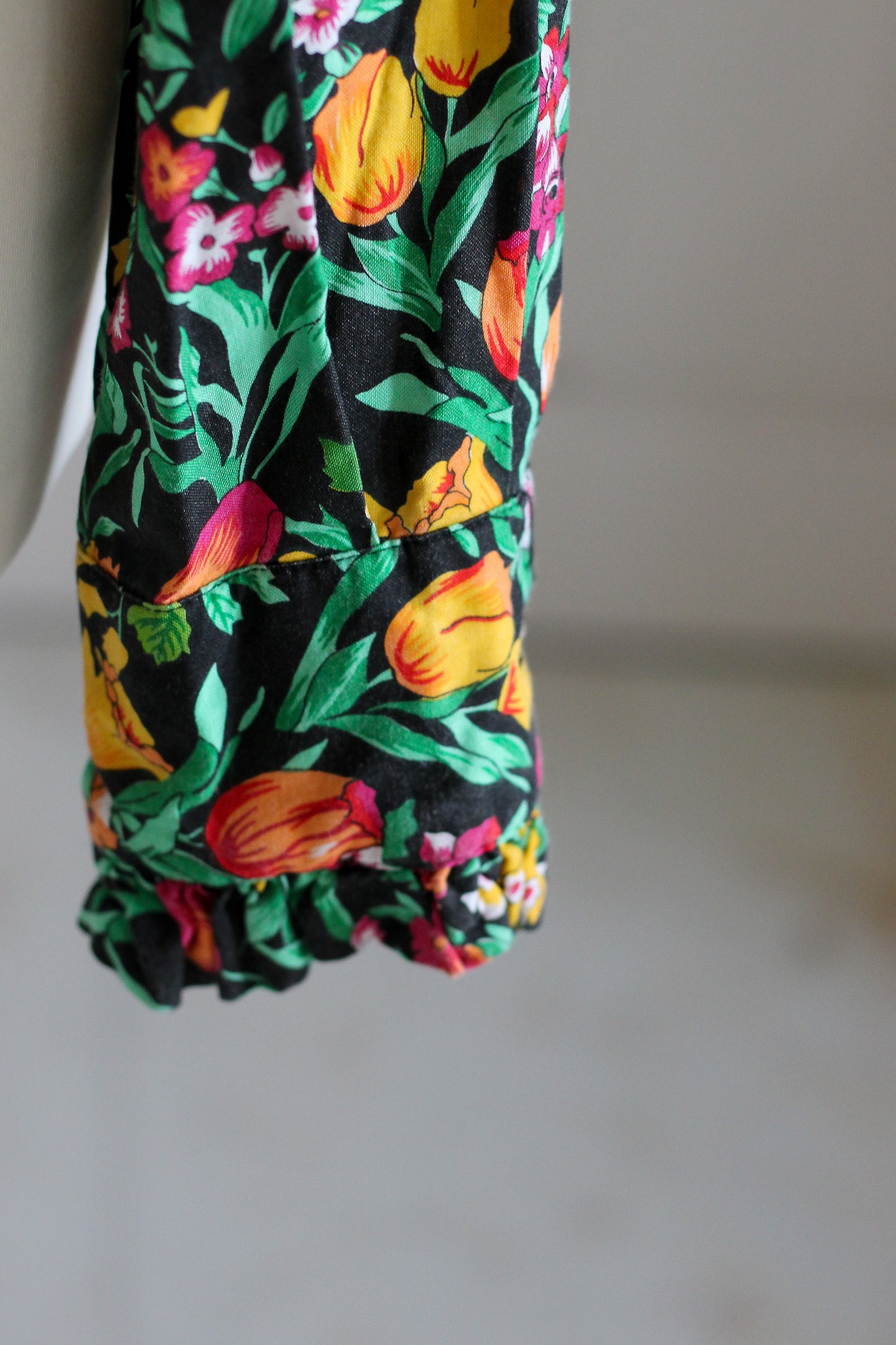 Blouse vintage à motifs