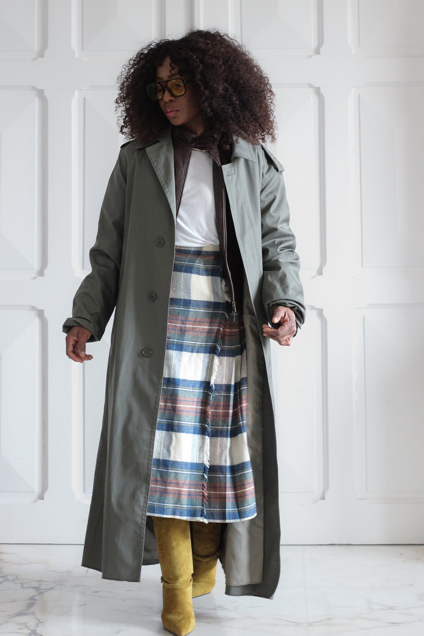 St Andrew jupe en cachemire