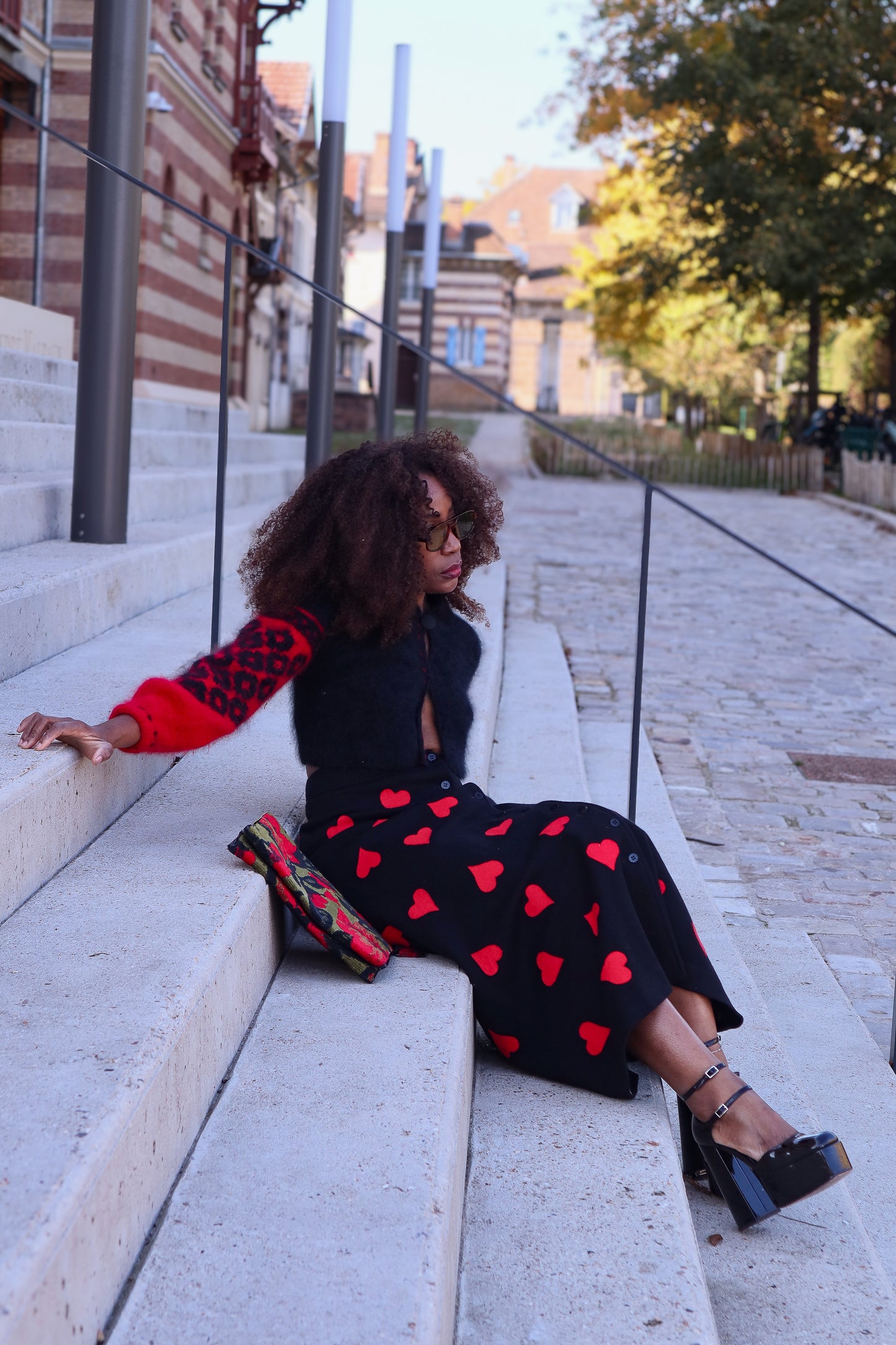 Création Beauharnais jupe coeur