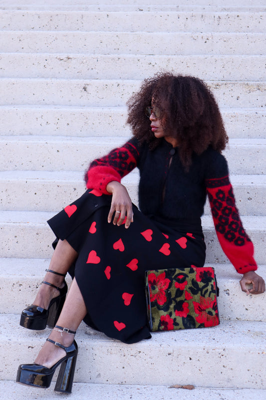 Création Beauharnais jupe coeur