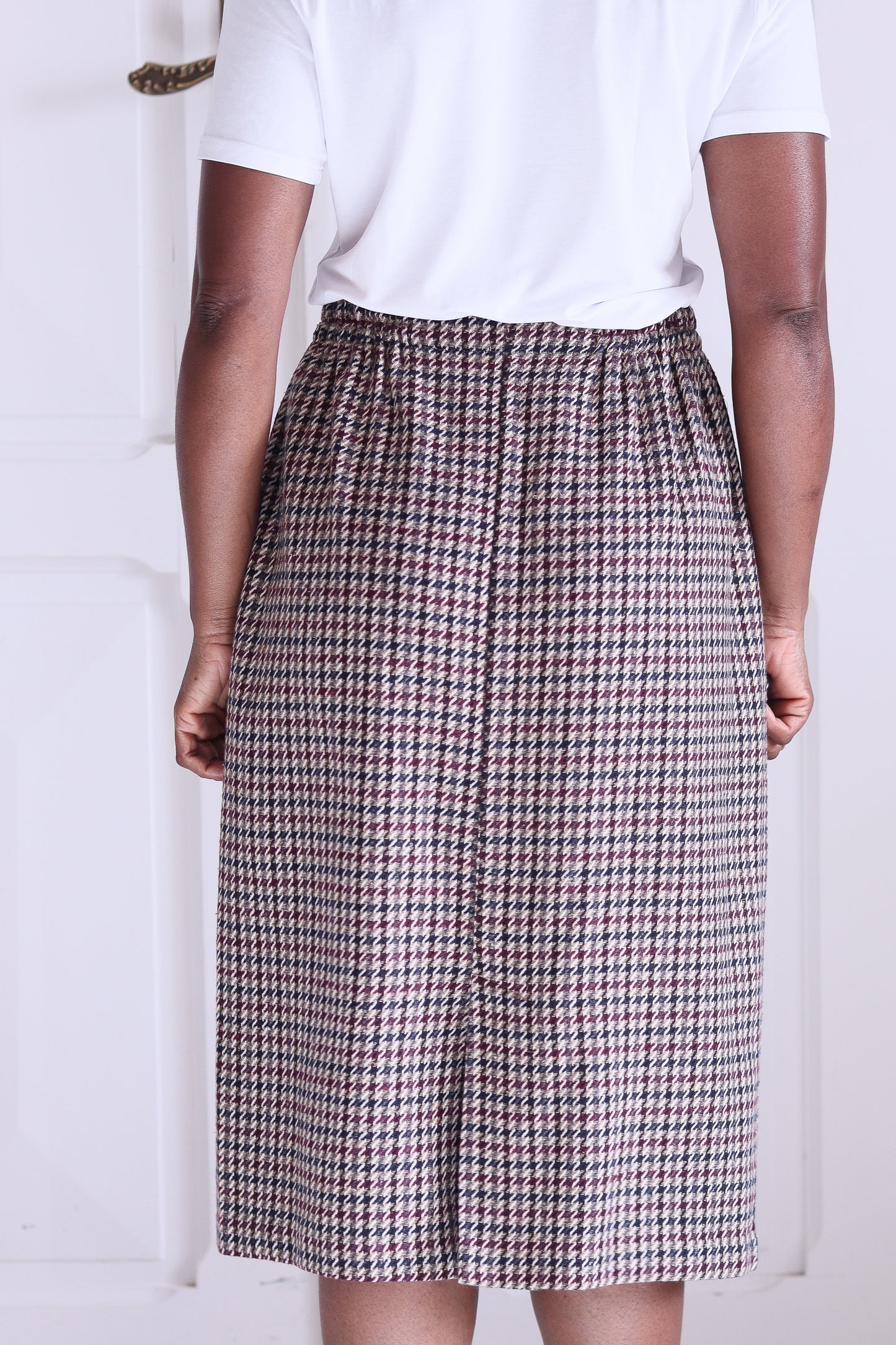 Fait main jupe en laine