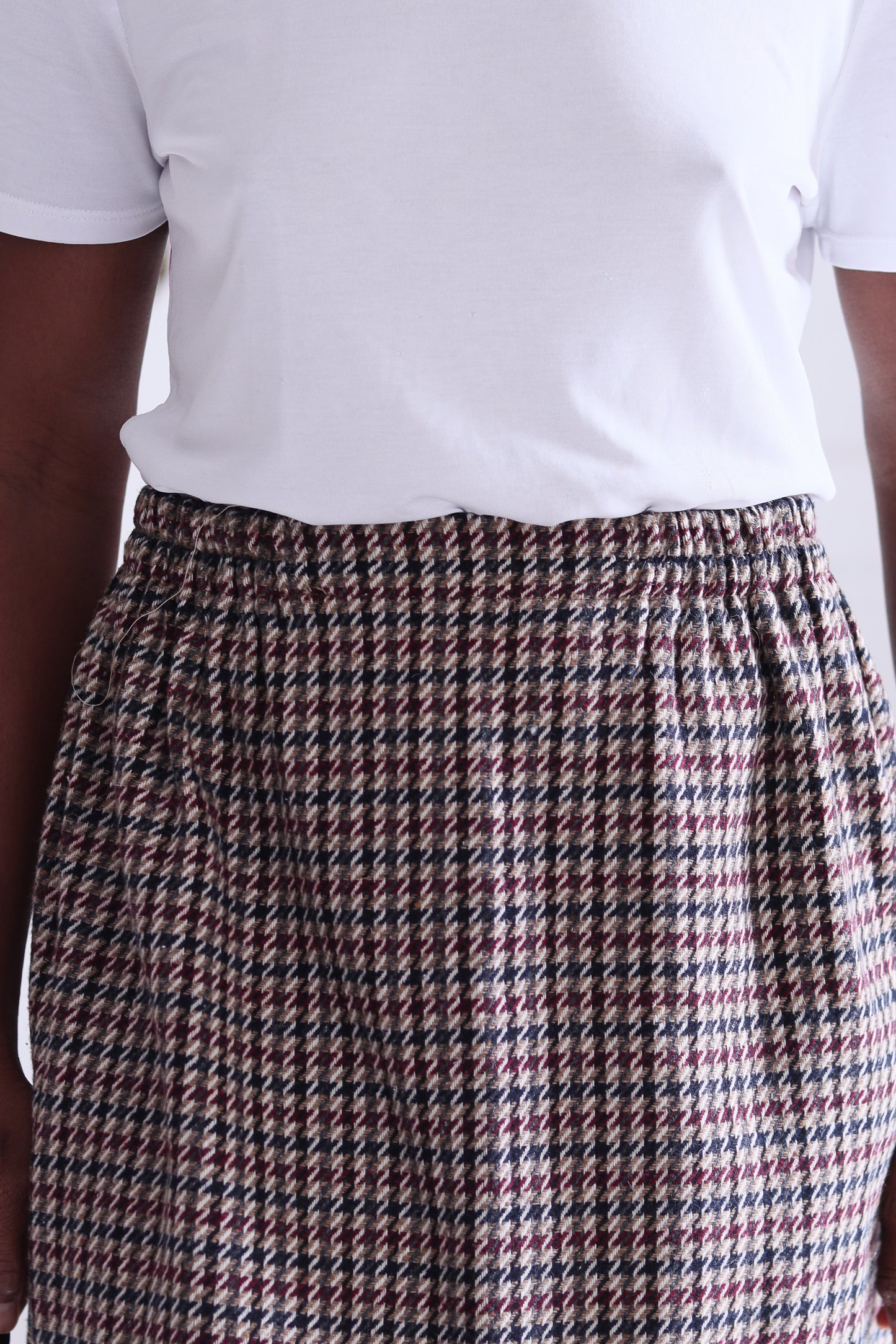 Fait main jupe en laine