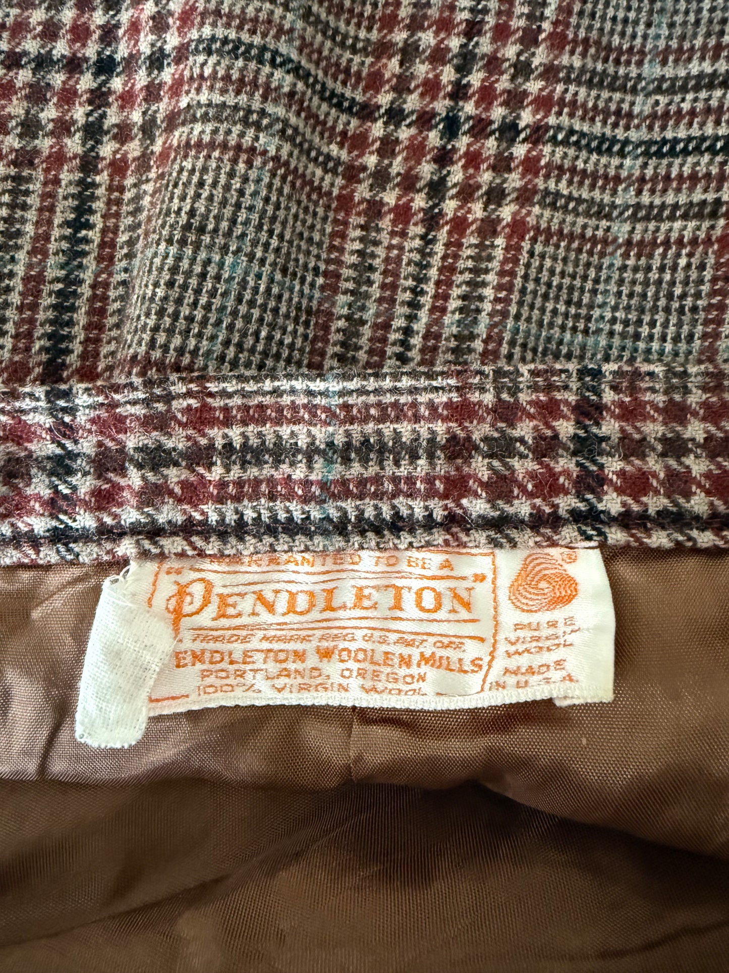 Pendleton jupe en laine