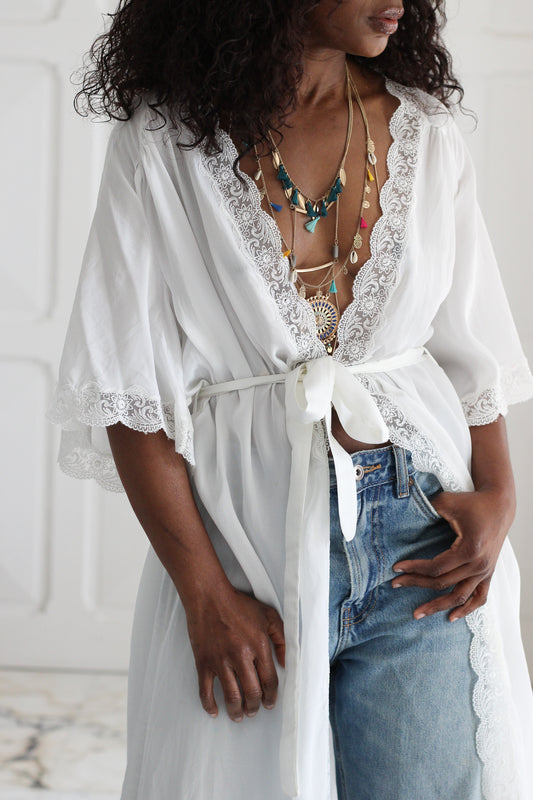 Uyum Camasir  déshabillé kimono lingerie vintage