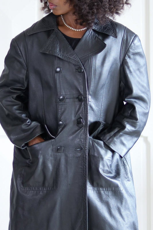 SABRY manteau cuir