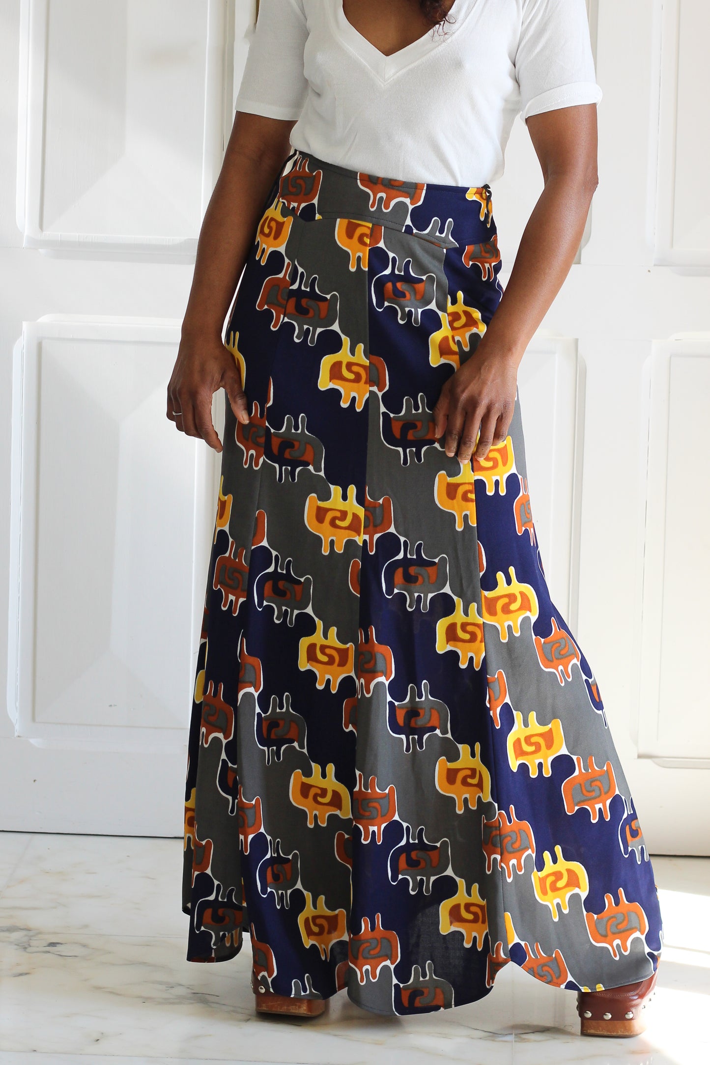 Doublore longue jupe vintage