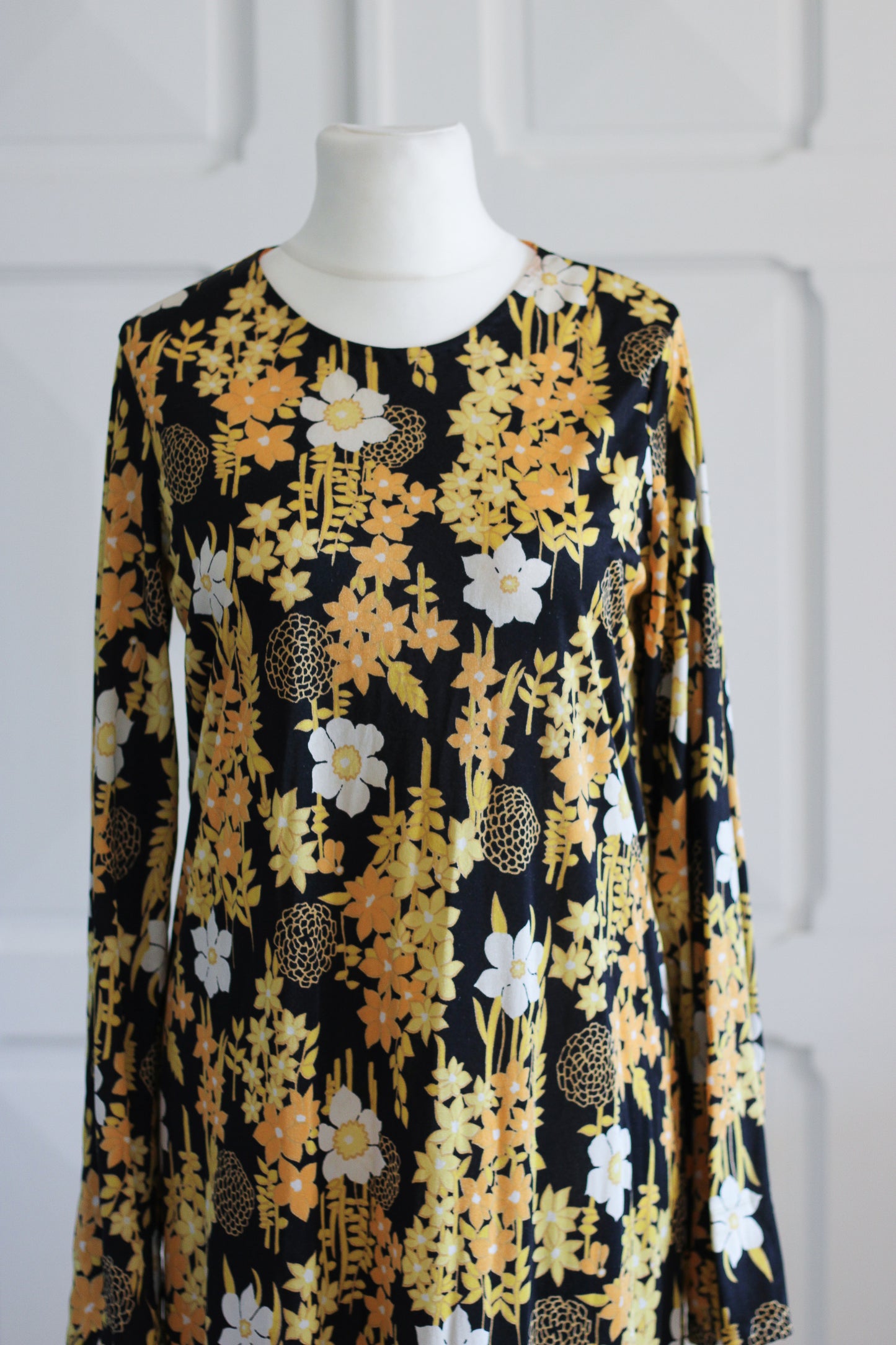Fait Main longue robe fleurie