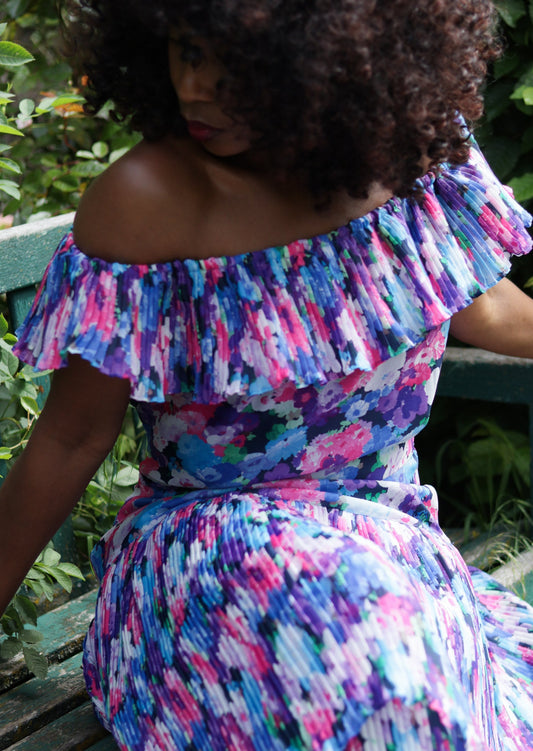 Lucie LUNDEN robe fleurie
