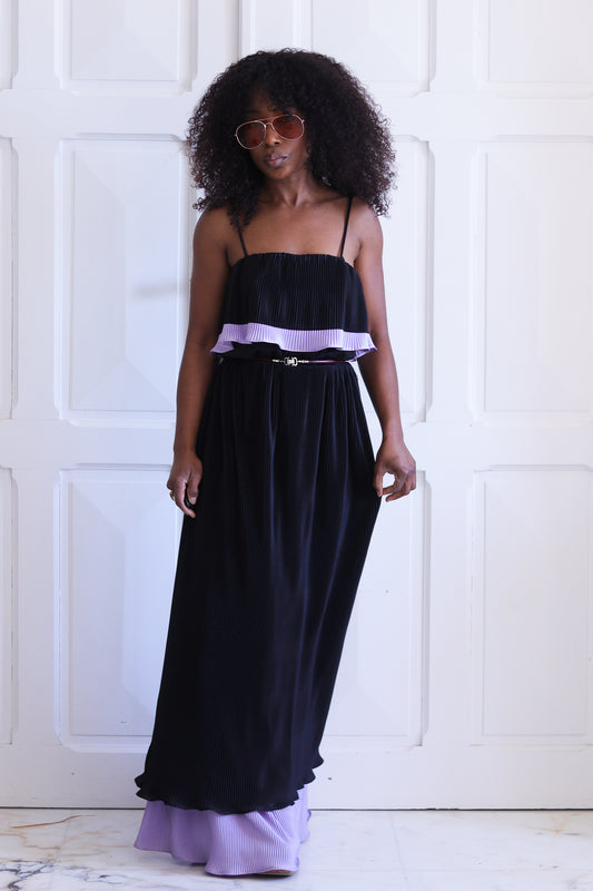 Shubette of London robe plissée