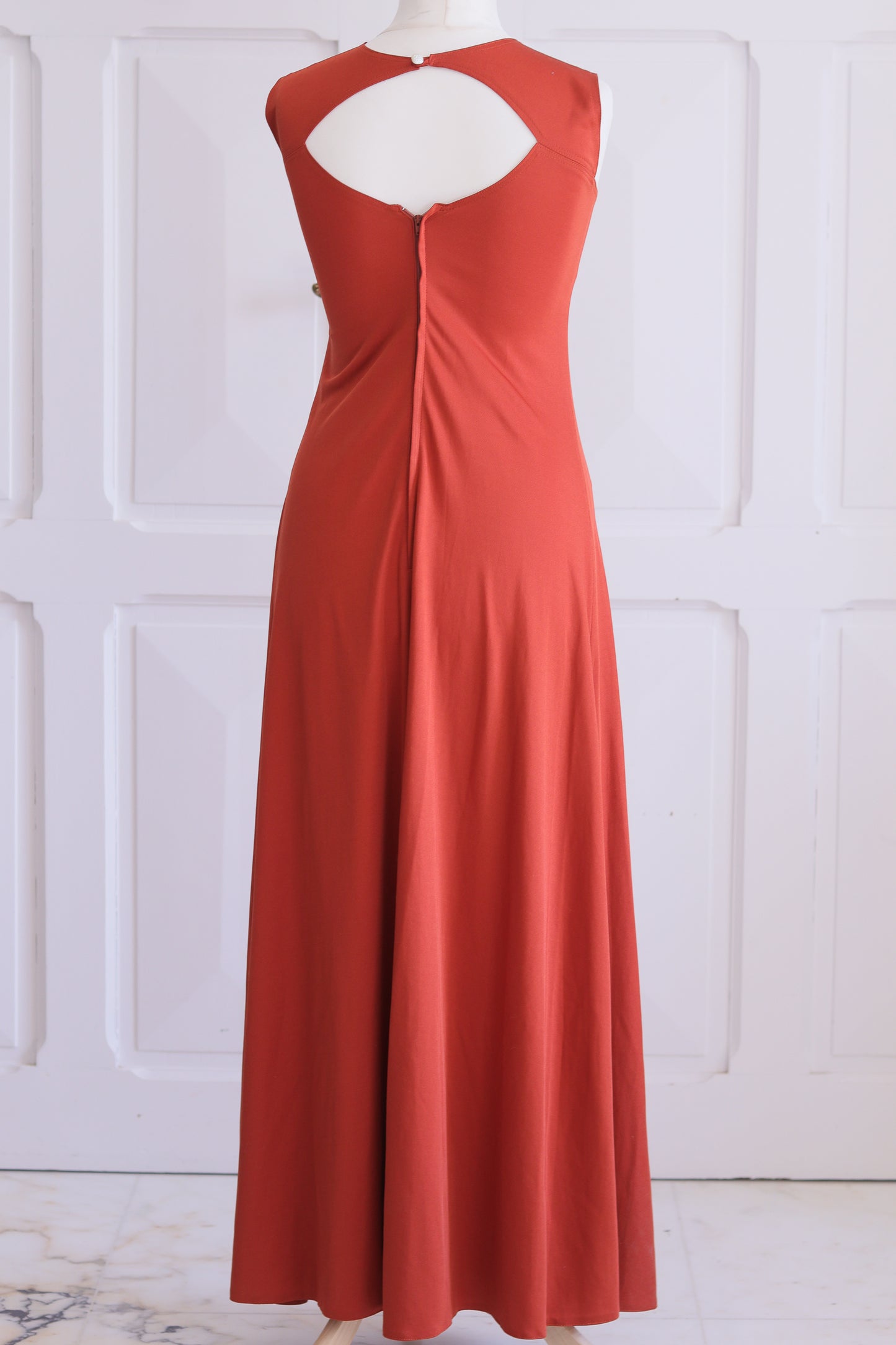 FAIT MAIN longue robe seventies