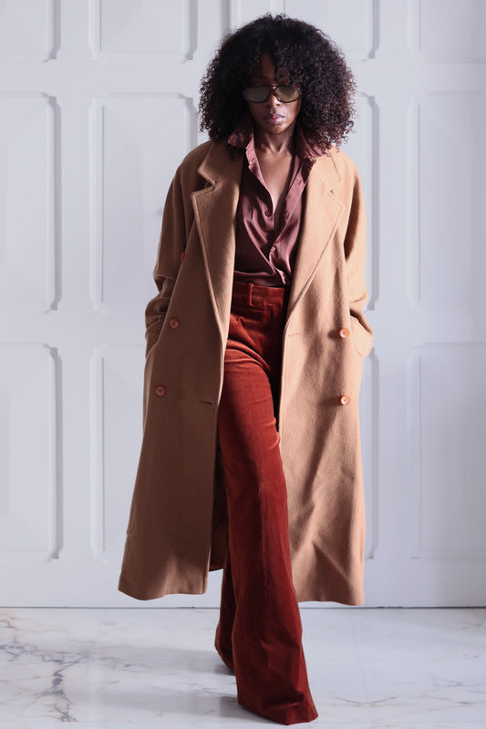 3 Suisse manteau vintage en laine