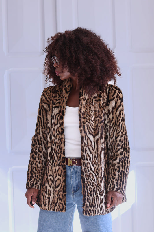 Guy Weil manteau fourrure