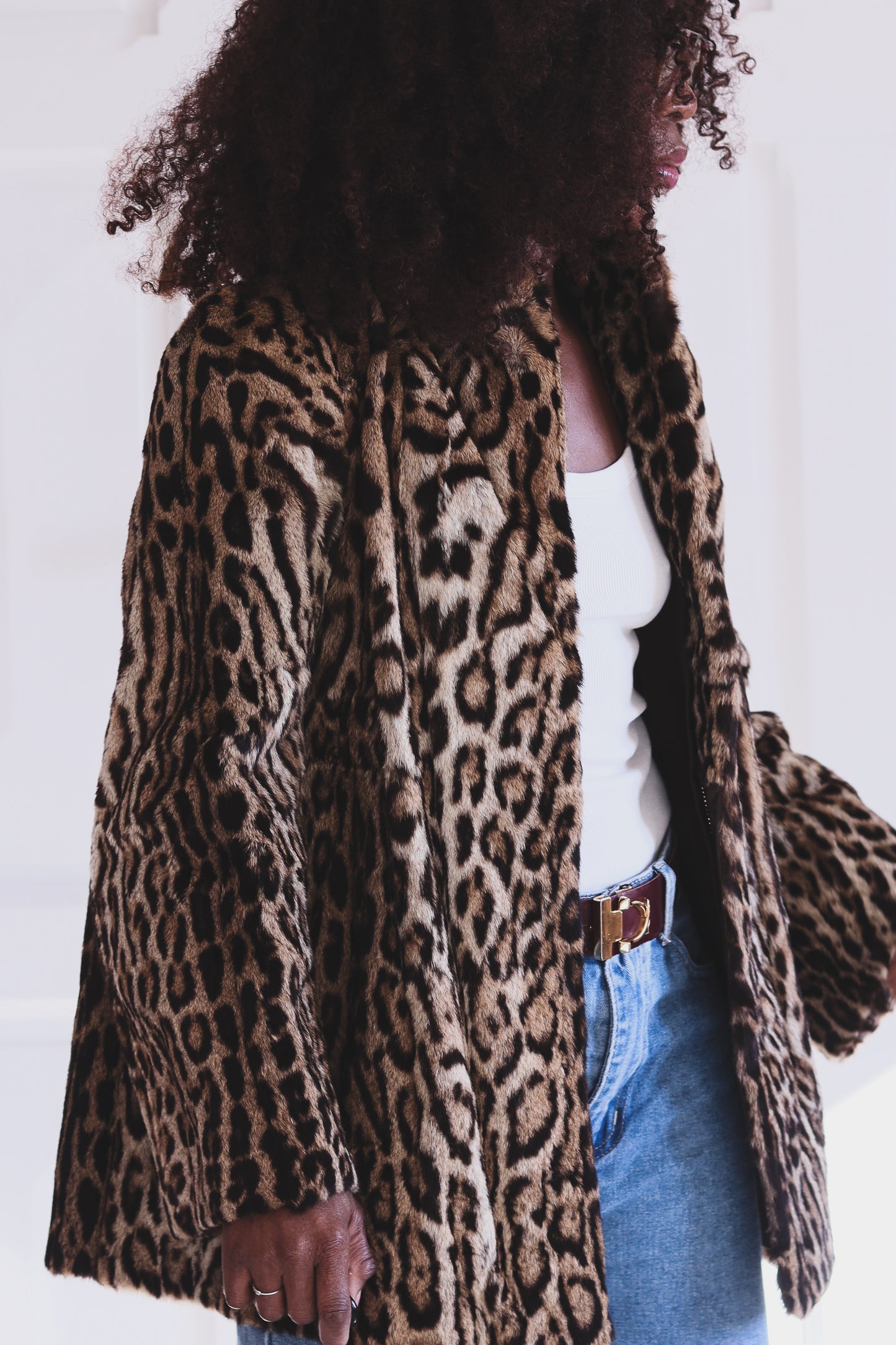 Guy Weil manteau fourrure