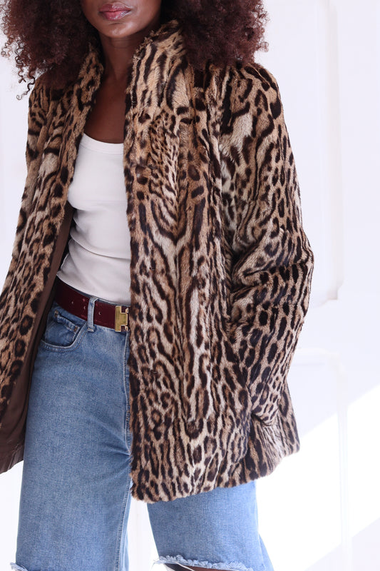 Guy Weil manteau fourrure