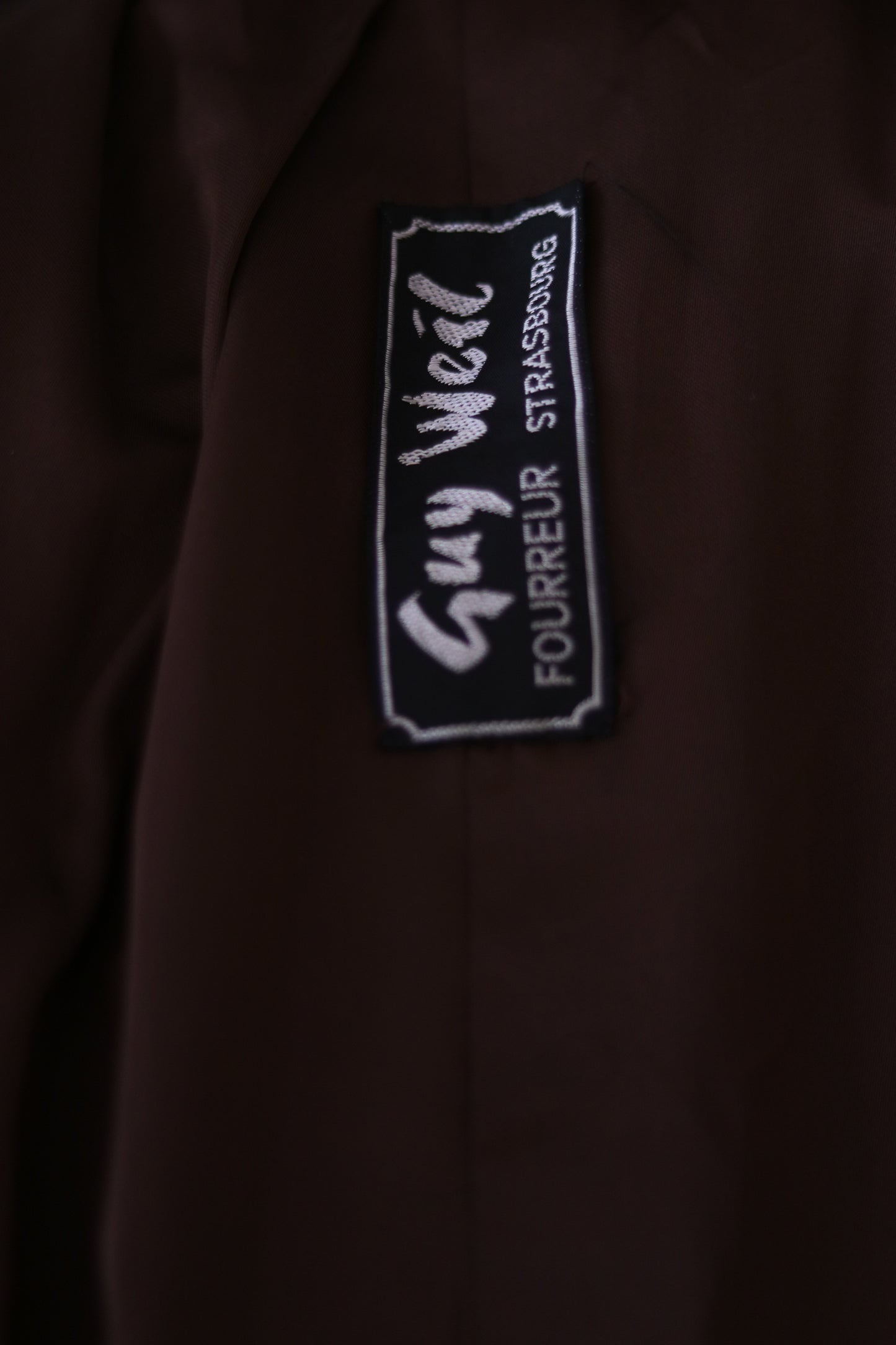 Guy Weil manteau fourrure