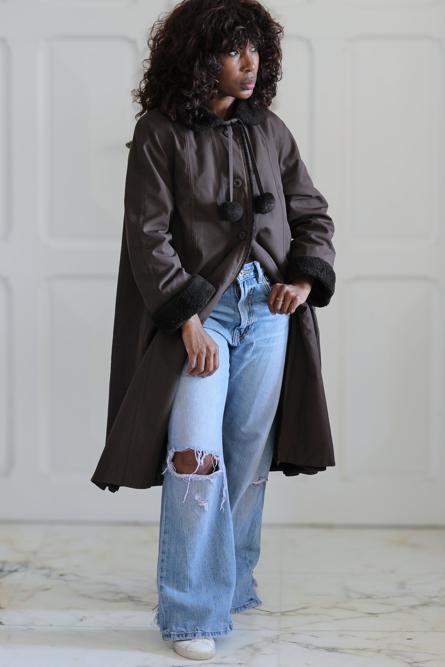Kärner manteau vintage