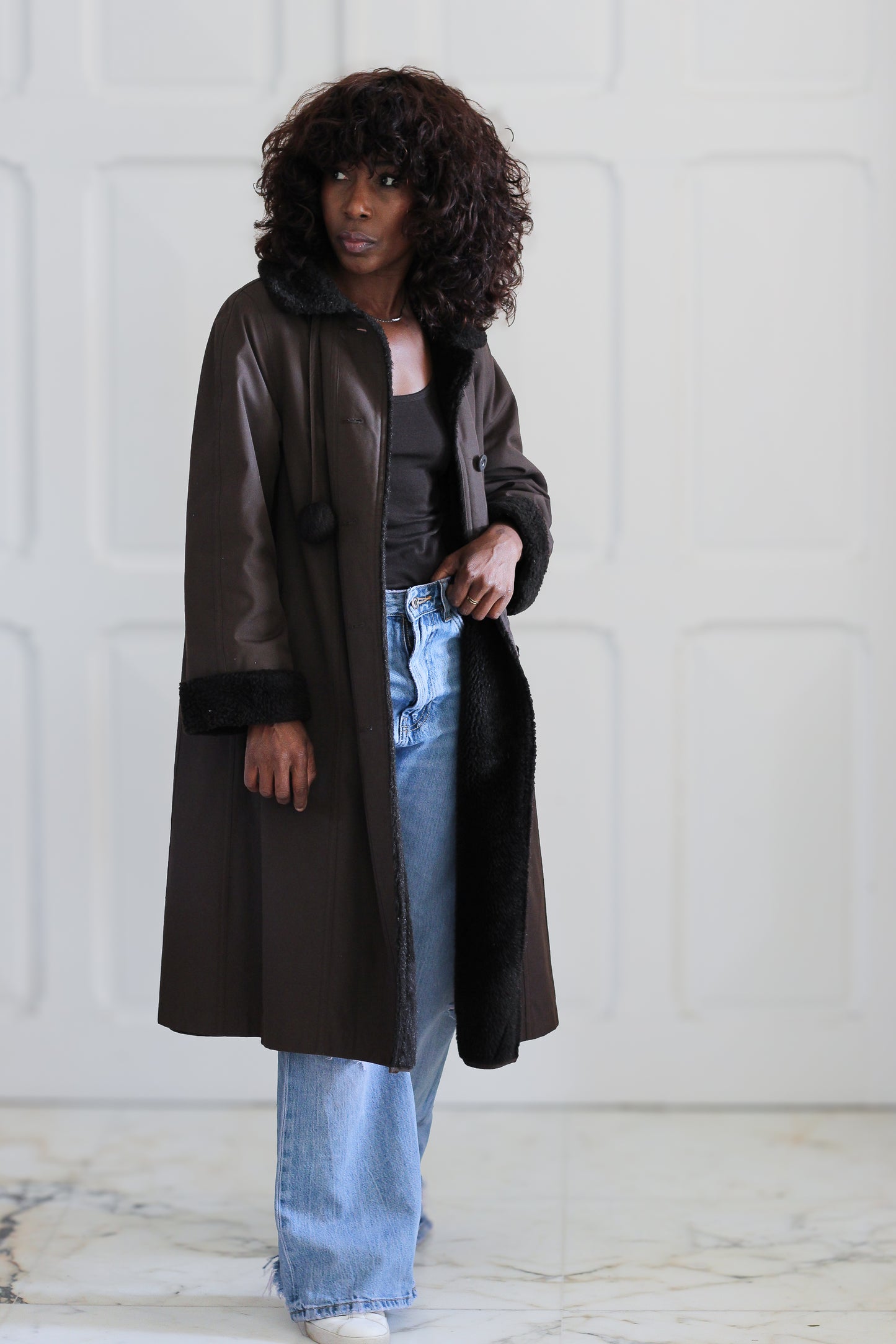 Kärner manteau vintage