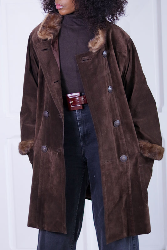Jean Louis Sherrer manteau en daim